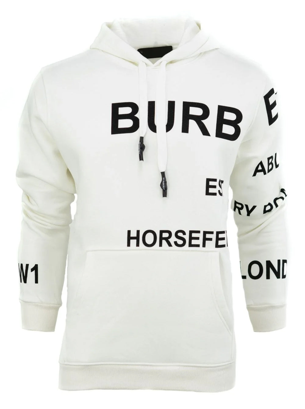 Burberry Horseferry Cotton Hoodie | White
