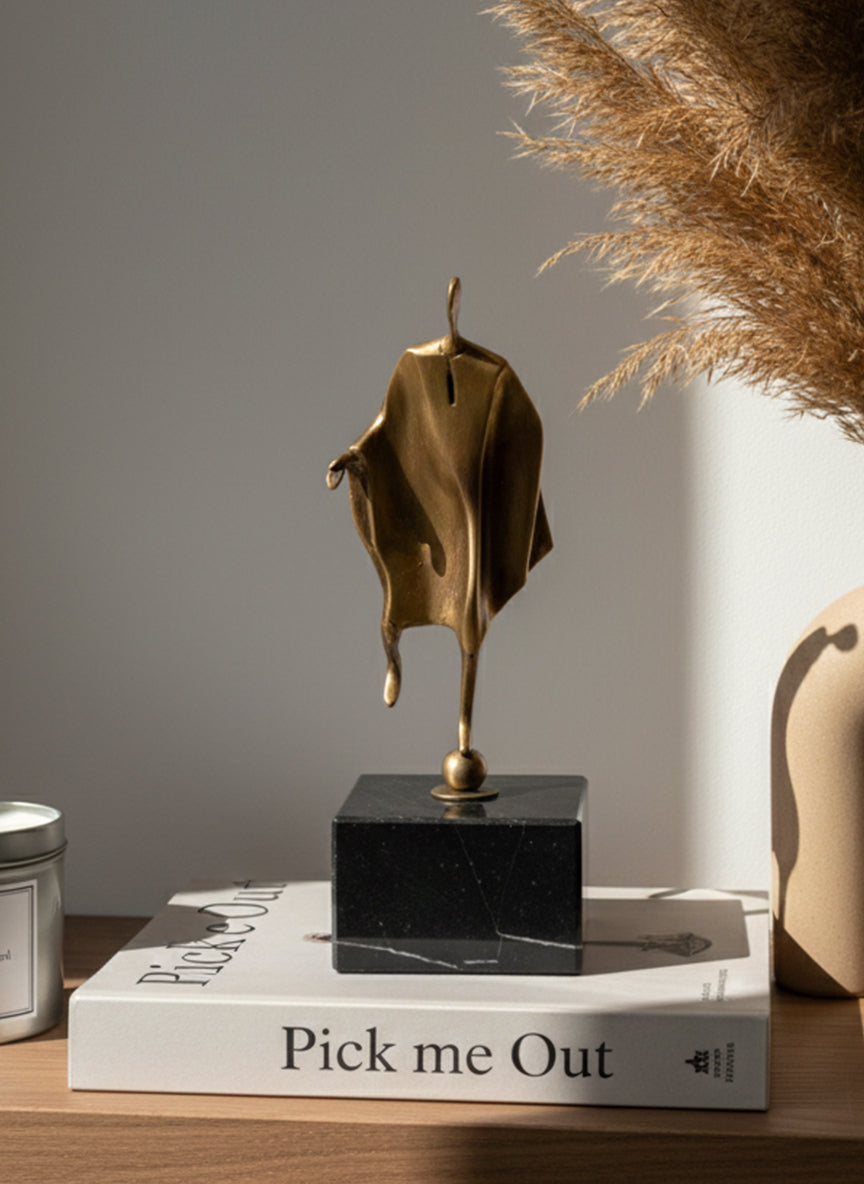 Fluidity in Motion | Solid Bronze Sculpture