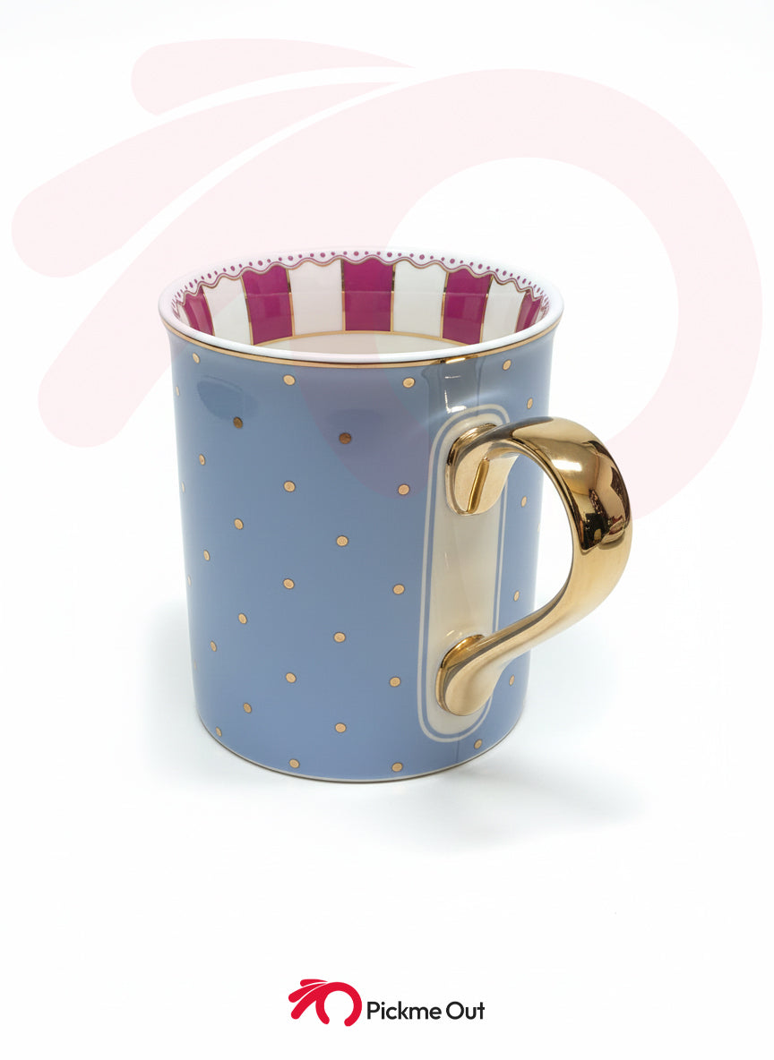Sky Blue Starlight Mug – Fine Turkish Porcelain