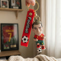 Cristiano Ronaldo Football Player Keychain