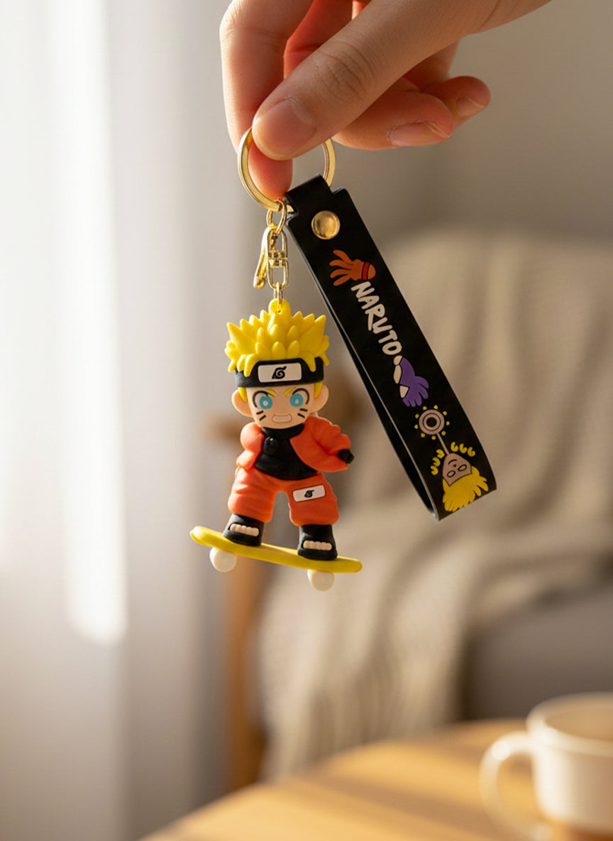 Anime Skater Hero Keychain Charm