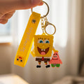 SpongeBob Duo Friends Keychain – Yellow Strap Edition