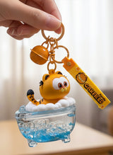 Garfield Bubble Bath Keychain