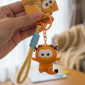 Garfield Family Cute Figure Wrist Strap Keychain