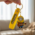 Minions Guitar Figure Wrist Strap Keychain