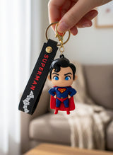 “SUPERMAN” Hero Figure Wrist Strap Keychain
