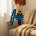 Minecraft Steve Figure Keychain