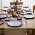 Porline | Lavender Dream 30-Piece Porcelain Breakfast/Serving Set