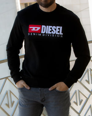 Diesel Denim Division Sweatshirt | Black