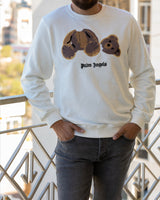 Palm Angels Kill The Bear Sweatshirt White