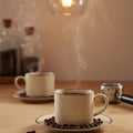 Porline | 2 Artisan Speckled Beige Coffee Cup