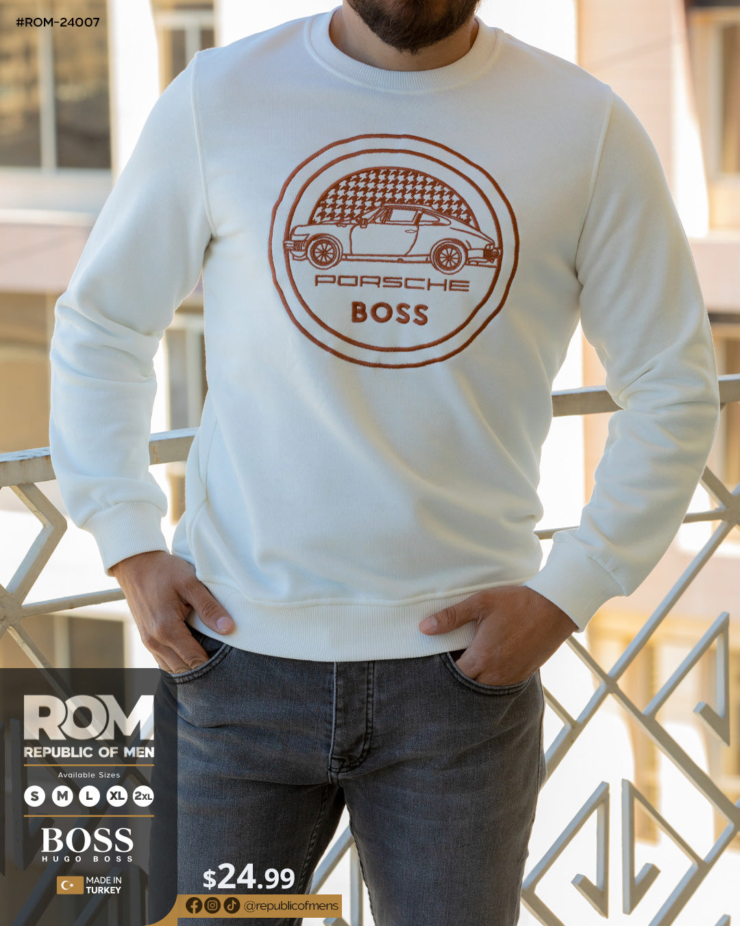 BOSS MEN X Porsche White