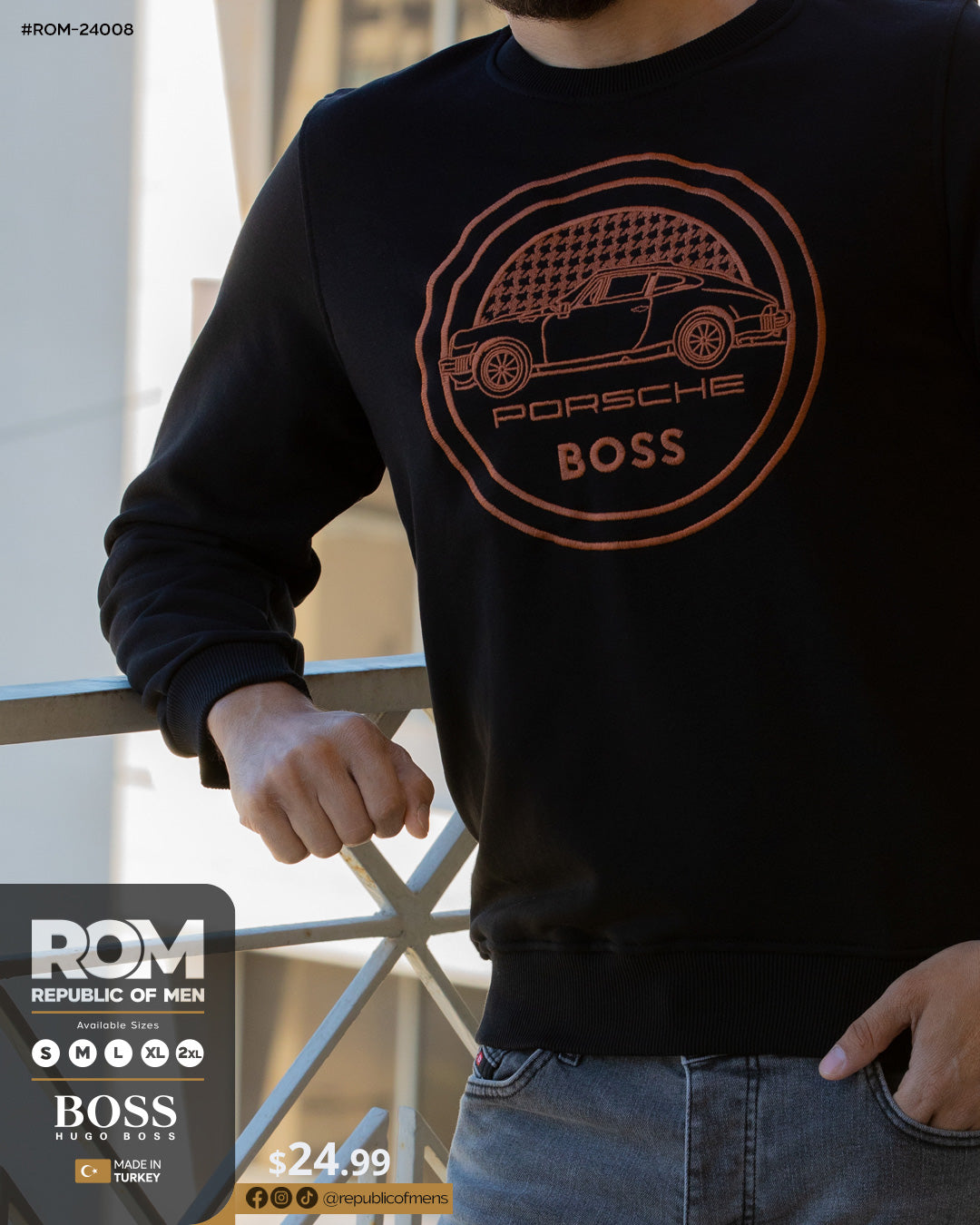 BOSS MEN X Porsche Black