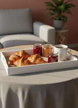 Extra Large Rectangular Breakfast Serving Tray - 54x34 cm