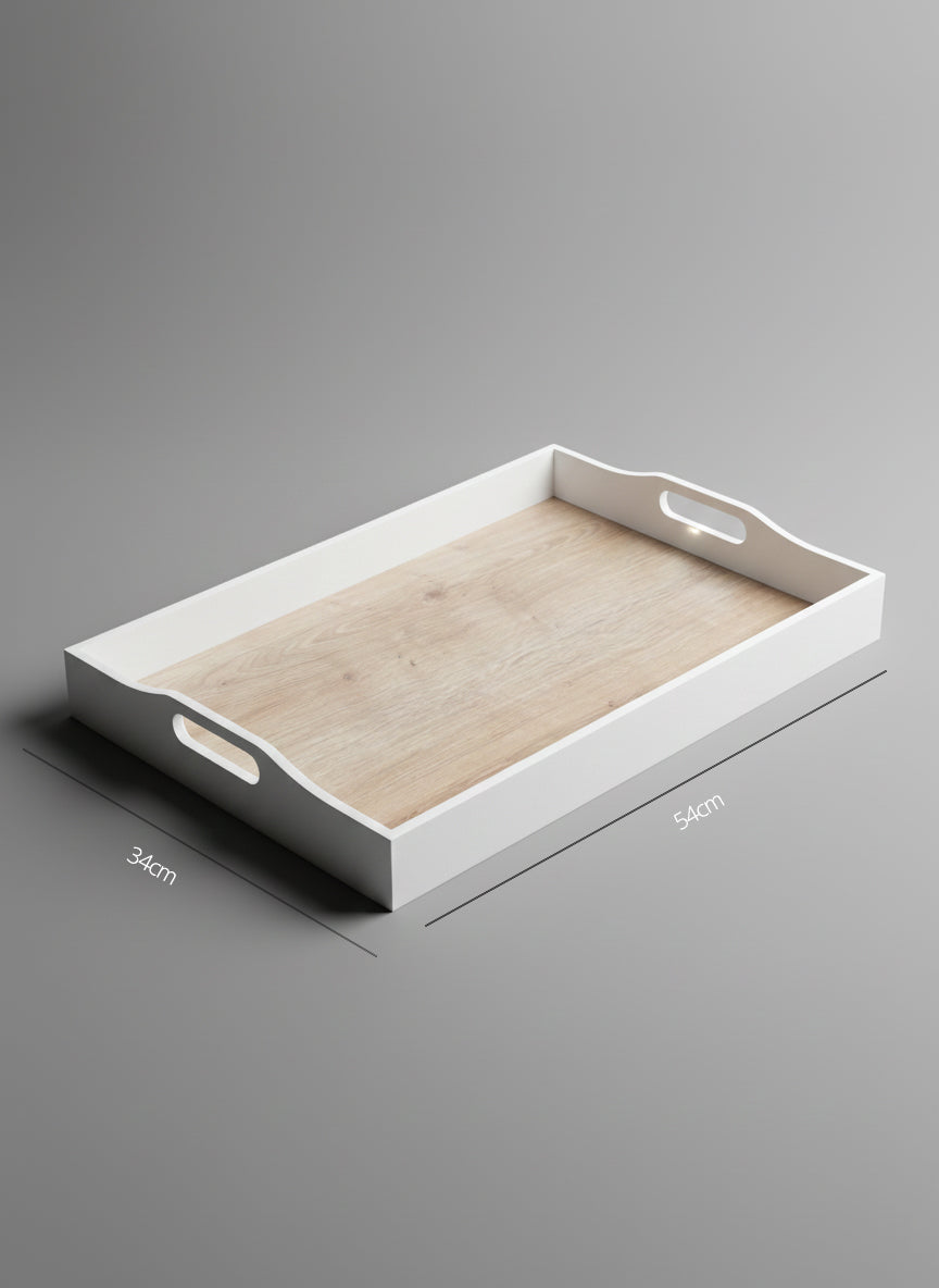 Extra Large Rectangular Breakfast Serving Tray - 54x34 cm