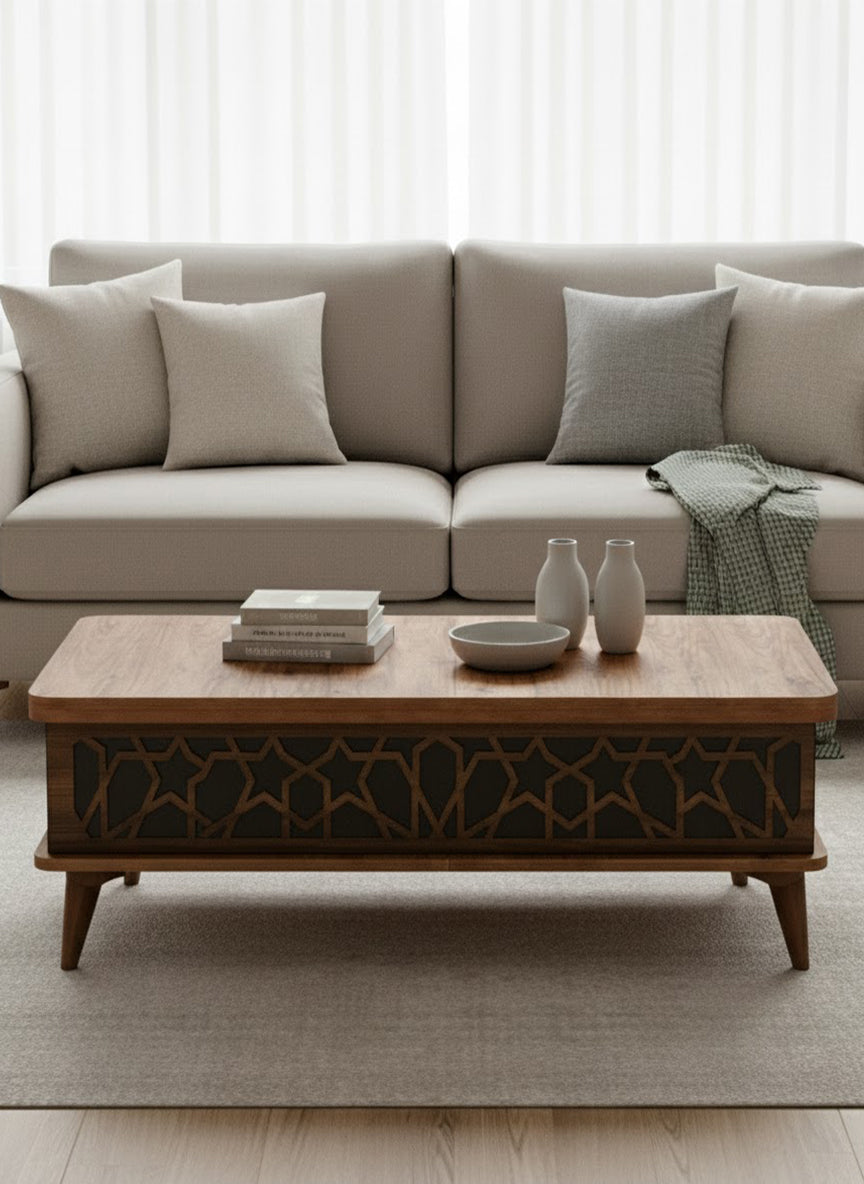 Ada Black Extendable Coffee Table