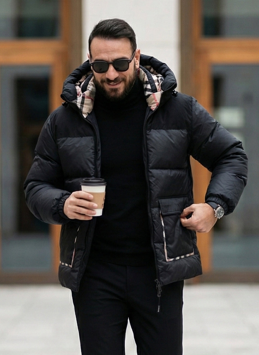 Burberry Quilted Down Jacket – Modern Urban Luxury