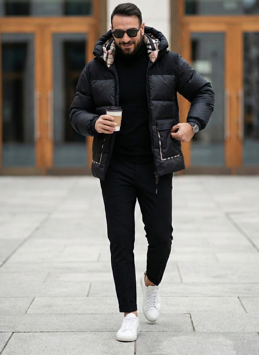 Burberry Quilted Down Jacket – Modern Urban Luxury