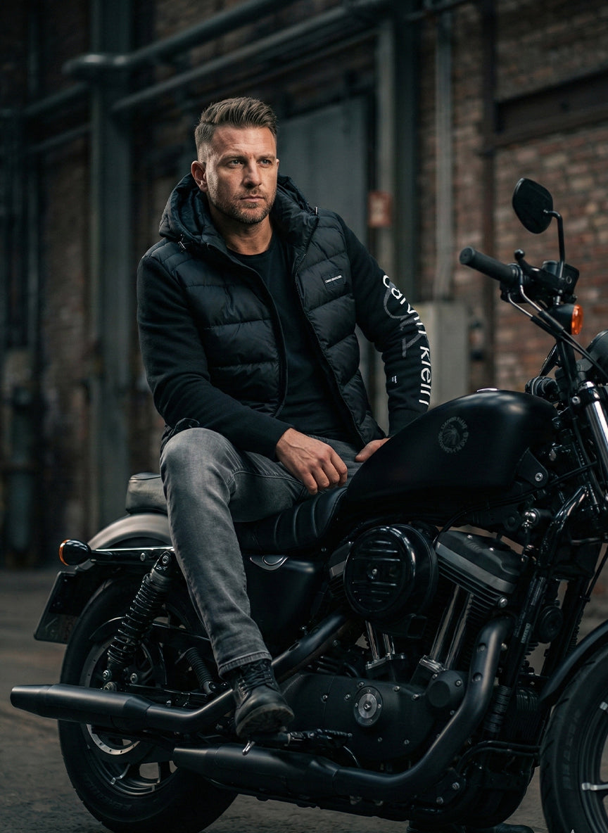 Calvin Klein Men’s Quilted Hooded Jacket