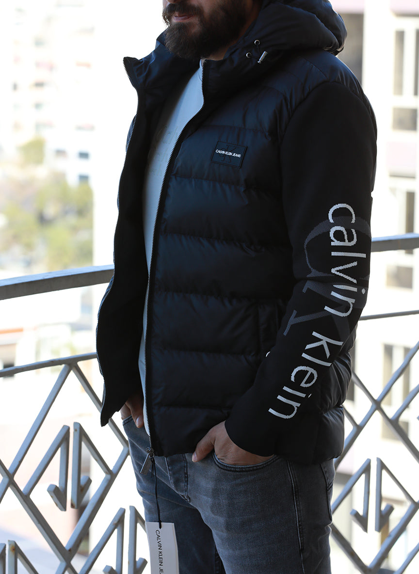 Calvin Klein Men’s Quilted Hooded Jacket