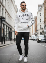 Burberry Horseferry Cotton Hoodie | White