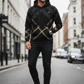 Burberry Men's Exploded Cotton Hoodie - Black