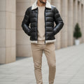Daniel Hill | Shearling-Collar Puffer Jacket