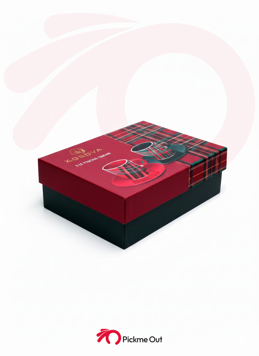 Tartan Holiday Espresso/Coffee Duo Set