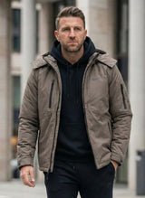 Nike Men’s Insulated Urban Puffer Jacket | Beige