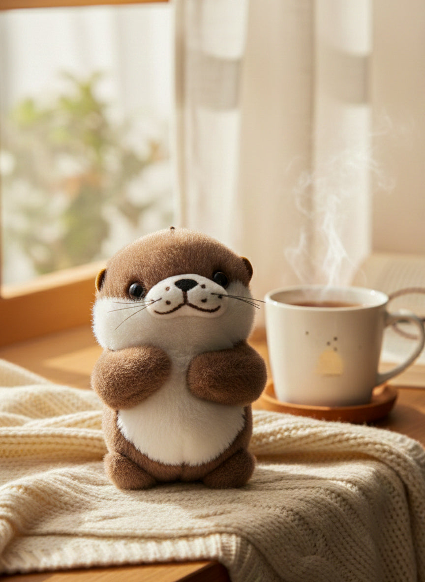 Cozy Otter Plush Companion