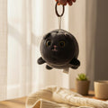 Round Kitty Plush Keychain