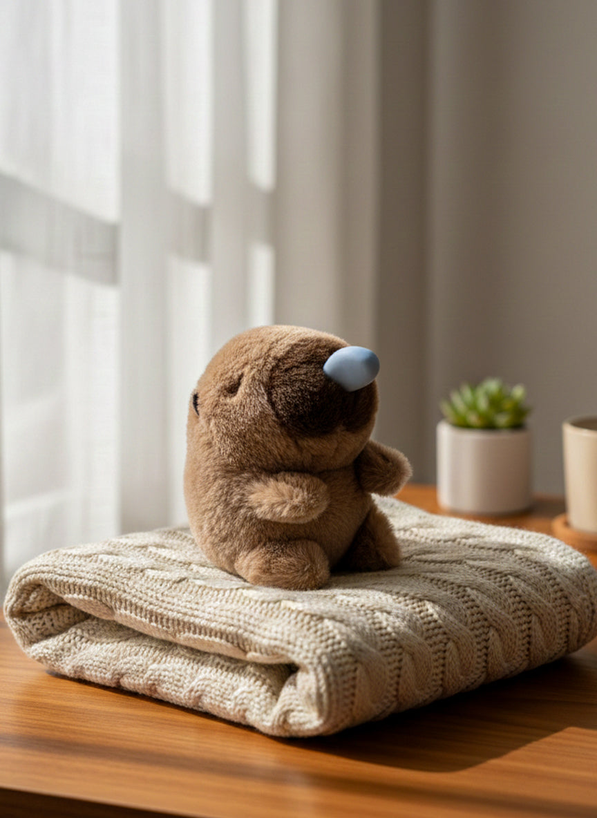 Sleepy Otter Hanging Plush