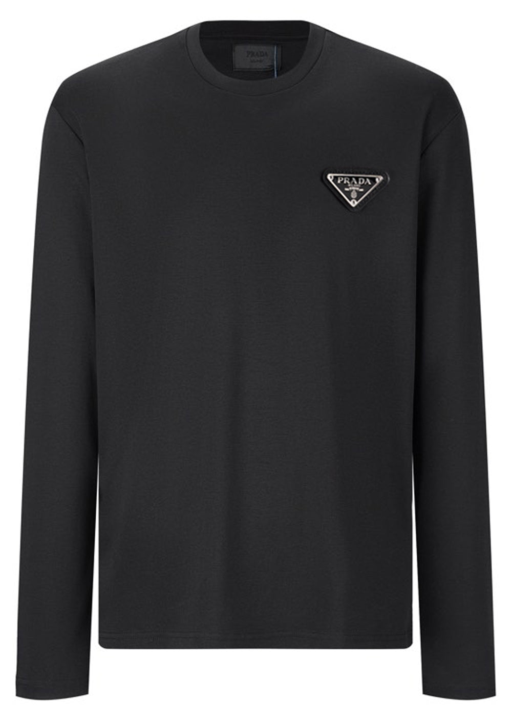 Prada Black Technical Cotton Sweatshirt
