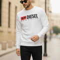 Diesel Denim Division Sweatshirt | White