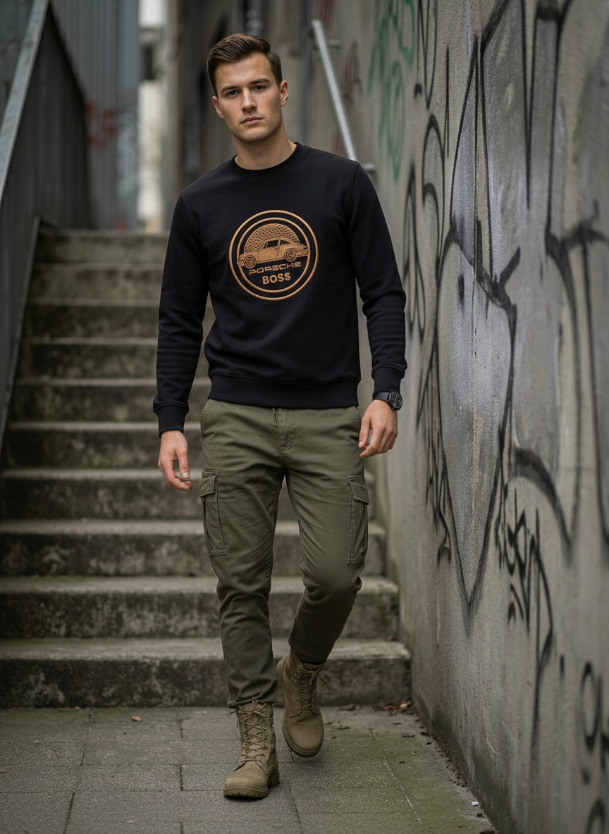 BOSS MEN X Porsche Black